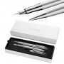 Zestaw Pelikan Jazz Noble Elegance Długopis + Pióro wieczne, Silver - 3